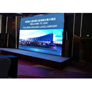 China SMD P4 fixed indoor LED Display Screen with iron cabinet video Screen supplier