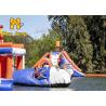 Large 9mm PVC Aqua Sports Water Park Inflatables For Lake Sea