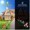 IP65 Waterproof Lily Flower Solar Light 4 Pack For Garden Decoration