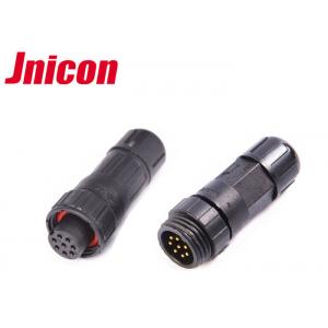 Screw Locking Waterproof Plug Connectors , Jnicon 8 Pin Outdoor Power Connector