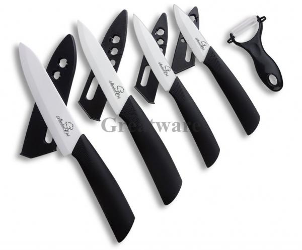 Ceramic Cutlery Knife and Peeler Set