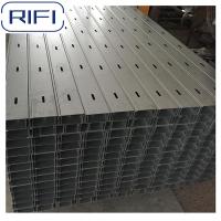 China Durable Galvanized Perforated Electrical Cable Tray Channel For Secure Cable Management on sale