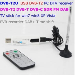 China DVB-T2U USB DVB-T2 PC DTV receiver DVB-T2 DVB-T DVB-C SDR FMDAB TV stick supplier