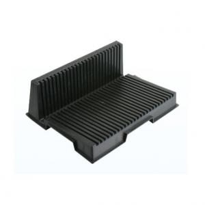 China Non Adjustable ESD Magazine Rack L Style 25 Slots PP Conductive Material supplier