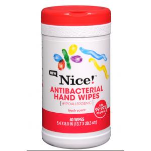 40 Dry Wipes For Antibacterial Hand Wipes Manufacturer Hypoallergenic Fresh Scent