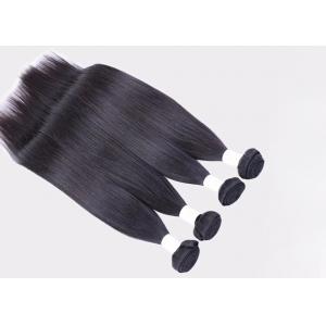 China Straight Malaysian Virgin Hair Weave Bundles 100% Cuticle Aligned No Lice Or Knots supplier