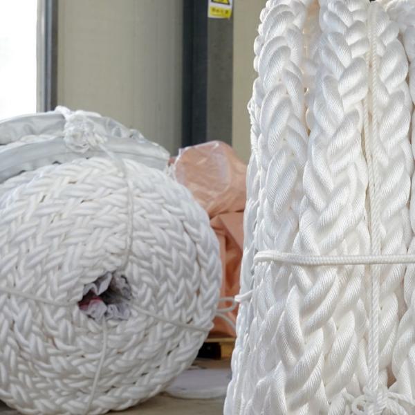 China 64mmx220m Marine Hawser 8 Strand Polypropylene Multifilament Rope Mooring Rope for Shipowner/Ship Berthing wholesale