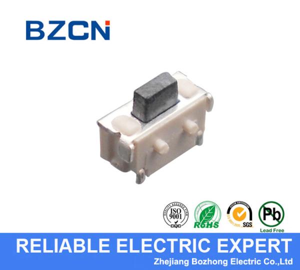 Micro Right Angle Tactile Switch , PCB Mount Push Button Switch 2.5X7 Mm