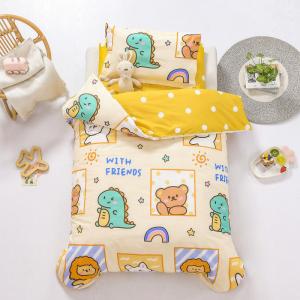 Customized Services Strength 100% Cotton Designer Bedding Sets for Nursery School Kids