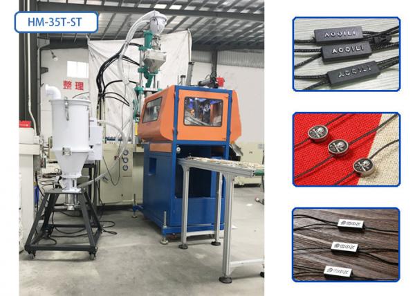 Waxed Cotton Rope Plastic Injection Moulding Machine With Hot Stamping / Crusher