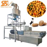 China Pufffed Twin Screw Exruder Wet Pet Dog Cat Food Processing Plant on sale