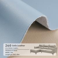 China 0.8mm Thickness Fine-Grained Brushed Cloth-Backed PVC Leather For Furniture Upholstery Musical Instruments on sale