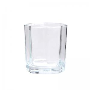 China Crystal Clear Glass Drinking Cups 7OZ For Drinking Scotch Vodka supplier