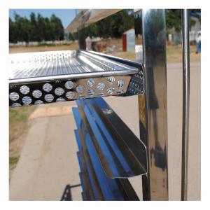 Bacs de refroidissement de boulangerie industriels polis, charge de 300 kg, résistants à la rouille