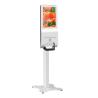 21.5 inches Android big LCD screenAdvertising Terminal with Automatic sanitizer