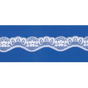 China Embroidery Trimming White Cotton Lace For Underwear Bra supplier