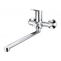 China Modern Long Spout Bathtub Faucet 35mm Ceramic Cartridge Classic Cylindrical Design on sale