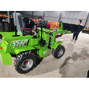 China Four Wheel Drive Mini Tractor Loader Mini Skid Loader Front End Loader Small Tractor supplier