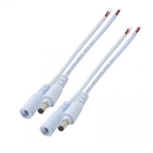 12V 24V DC Extension Cable 5.5x2.1mm 5.5x2.5mm Female DC Power Cable For CCTV