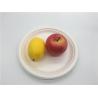 China 6 Inch Microwavable Party Bagasse Disposable Plates wholesale