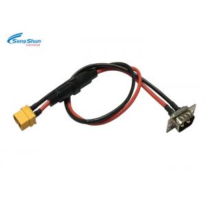 12 Inch 2W2 Male - XT60 Plug Power Connector Cable , 10A Fuse 14awg Power Cable