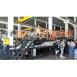China Non Woven Fabric Pe Coating Machine , Extrusion Coating Line Easy Operation supplier