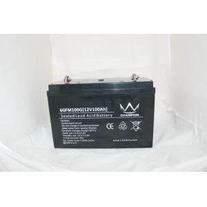 Rechargeable Long Life Lead Acid Battery , Agm Deep Cycle Battery 12V