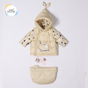 Bilemi Winter Peppa Pig Printed Soft White Wool Hat Zip Up Long Sleeve Warmest Windproof With Gloves And Shoes Duck Down