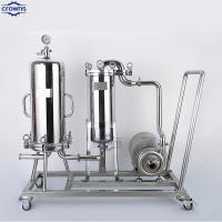 China Factory Supply Stainless Steel Multi Cartridge Filter Housing Industrial Plum Rice Milk Wine Filtration Equipment on sale