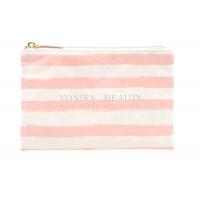 China Stripe Pencil Case Pouch Purse Cosmetic Makeup Bag Storage Student Stationery Zipper Wallet on sale