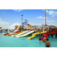 China Fun Kids' Water Slides Fiberglass Pool Slide For Outdoor Water Park Equipment on sale