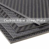 China 3K Twill Roll Wrapped Matte Finish Carbon Fiber Plate 0.3mm 0.5mm 1mm 2mm 3mm on sale