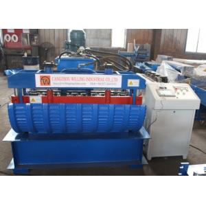 Automatic Curling 0.3mm CE Glazed Tile Roll Forming Machine