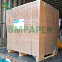 China Takeaway Box Material Poly Coated Kraft Paper Board Natural Brown on sale