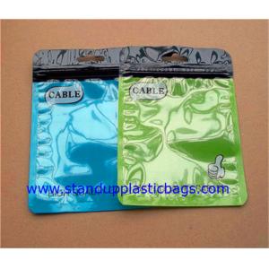 China Printed Flat Style Plastic Ziplock Bags , Resealable Custom Ziplock Bags supplier