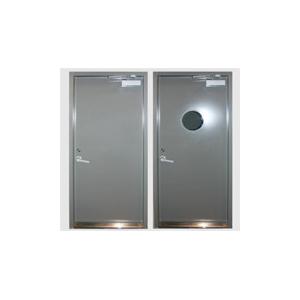 Customized Steel Material Marine Doors , Inward Outward Opening Steel Gastight Door