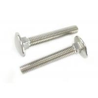 China Polishing Hardware Nuts Bolts Mushroom Head SS M6 Carriage Bolts Square Neck on sale