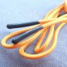 China Round Shape Polyester Silicone Dipping 6mm Drawstring Cord wholesale