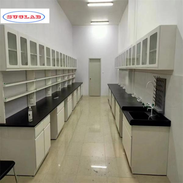 Lab Workbench Wood Construction and As Drawing Compartments for Enhanced Productivity