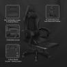 China Maximum Weight of 300 Pounds High Back Gaming Chair with Footrest and Recliner Function wholesale