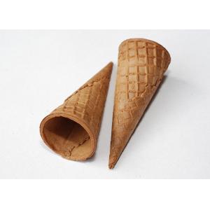 China Caramel Colour Sugar Cones 118mm 120mm Height With 22 ° Angle supplier