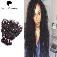 China Curly Double Drawn Hair Extensions , Natural Black Grade 7A Virgin Hair on sale