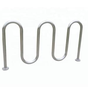 Surface Mounted Commercial Bike Racks 304 Stainless Steel Material