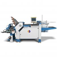 China Belt Driving Leaflet Cross Paper Folding Machine With Paper Jam Alarm For Printing Industry Use on sale