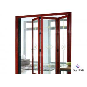 China Aluminum Folding Doors Bi Folding Door Folding Patio Doors For Villa Use supplier