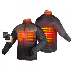 China Custom Heating Zones USB Electric Heated Fleece Jacket Winter 5v 7.4v supplier