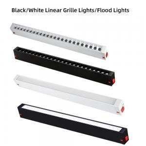 220V Linear Magnetic LED Track Light Dimming Embedded / Surface Mounted