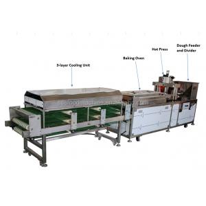 100 - 3000 Pieces/H Chrome Plated Tortilla Maker With Roller Surface Treatment Fully Automated Production Line