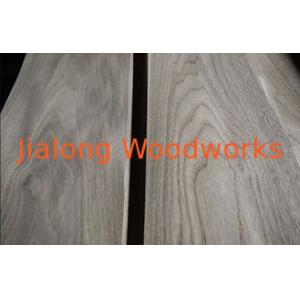 China Natural Sliced Cut American Walnut Veneer Sheet  Furniture / Flooring supplier
