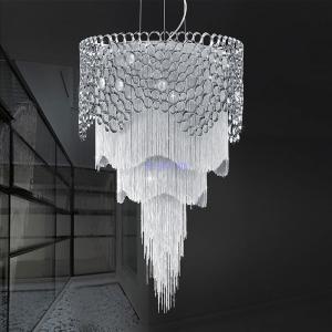 China Decorative chain for light fixtures chandelier lamp with Lampshade Sliver Color (WH-CC-15) supplier